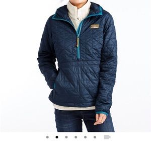 NWT L.L. Bean Insulated Navy Pullover